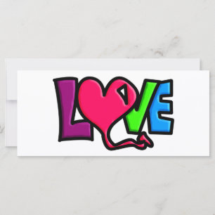 Arte Tipográfico de Palavra Amor