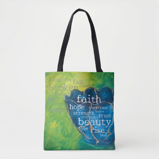 Arte Tote Bag "Quebrada em Beleza" (med) (Frente)