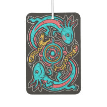 Arte Tribal da Batalha do Deus Asteca Xolotl com J