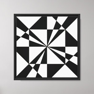 Arte Visual Impressão Moderna em Tela Esticada