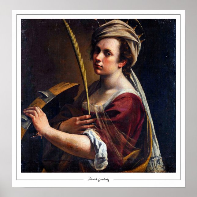 Artemisia Gentileschi Zedigg Art Poster nº 4 (Frente)