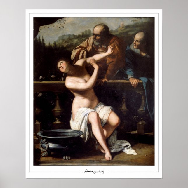 Artemisia Gentileschi Zedign Art Poster #72 (Frente)