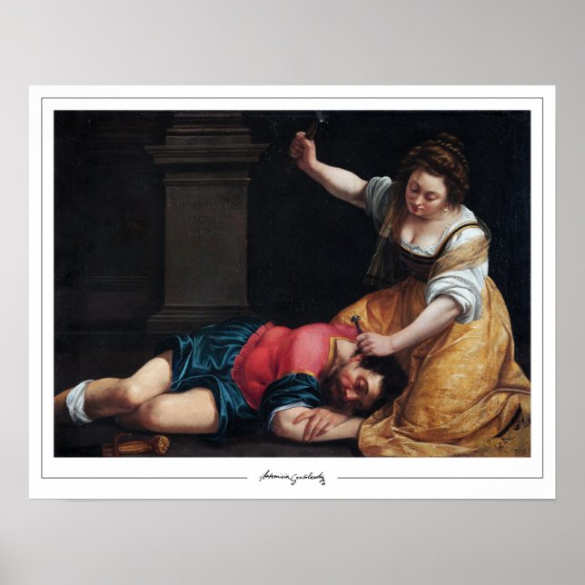 Artemisia Gentileschi Zedign Art Poster nº 14 (Frente)
