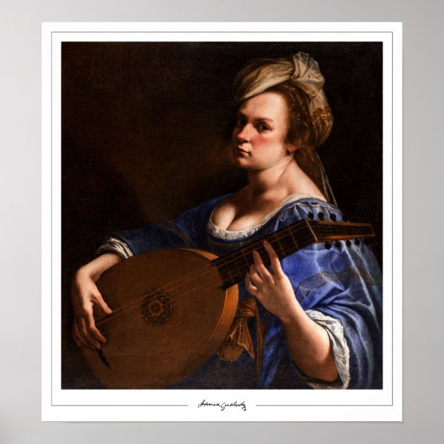 Artemisia Gentileschi Zedign Art Poster nº 16 (Frente)