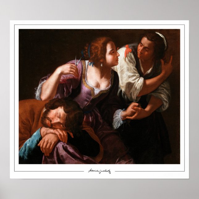 Artemisia Gentileschi Zedign Art Poster nº 17 (Frente)