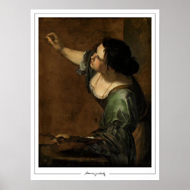 Artemisia Gentileschi Zedign Art Poster nº 18 (Frente)