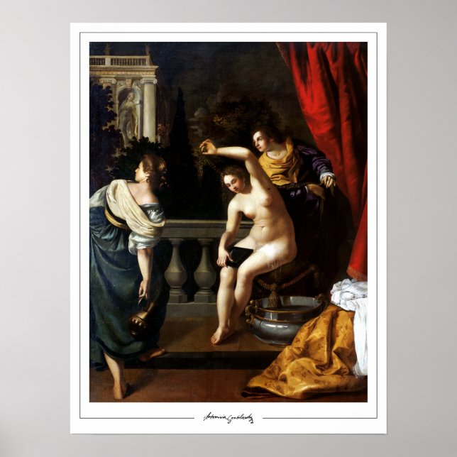 Artemisia Gentileschi Zedign Art Poster nº 45 (Frente)