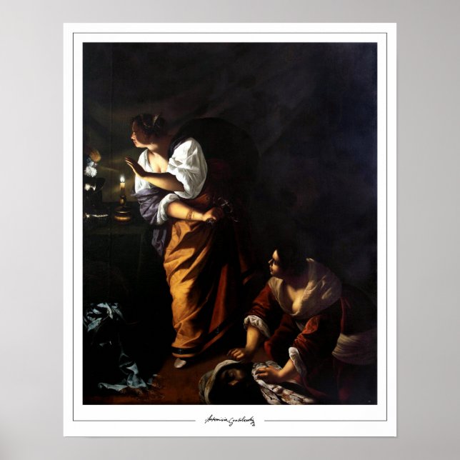 Artemisia Gentileschi Zedign Art Poster nº 55 (Frente)