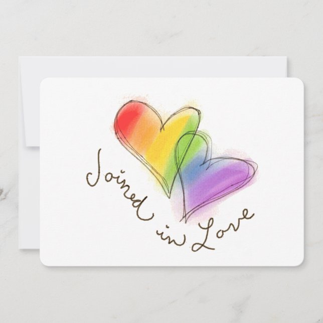 Artes Arco-Íris Juntaram-Se Ao Anúncio Do Amor (Frente)