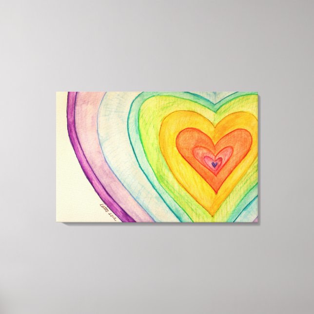 Artes Canvas e pinturas de Arte Arco-Íris (Frente)