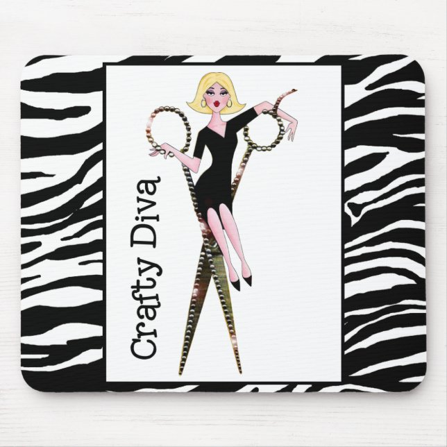Artes e Artesanatos Diva Mousepad (Frente)