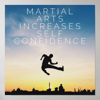 Artes marciais aumentam a autoconfiança - Poster