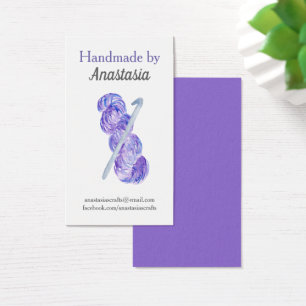 Artesanato de Crochet em Púrpura