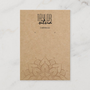 artesanato de mandala Cartão de apresentação