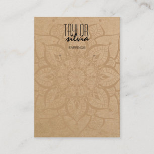 artesanato de mandala Cartão de apresentação