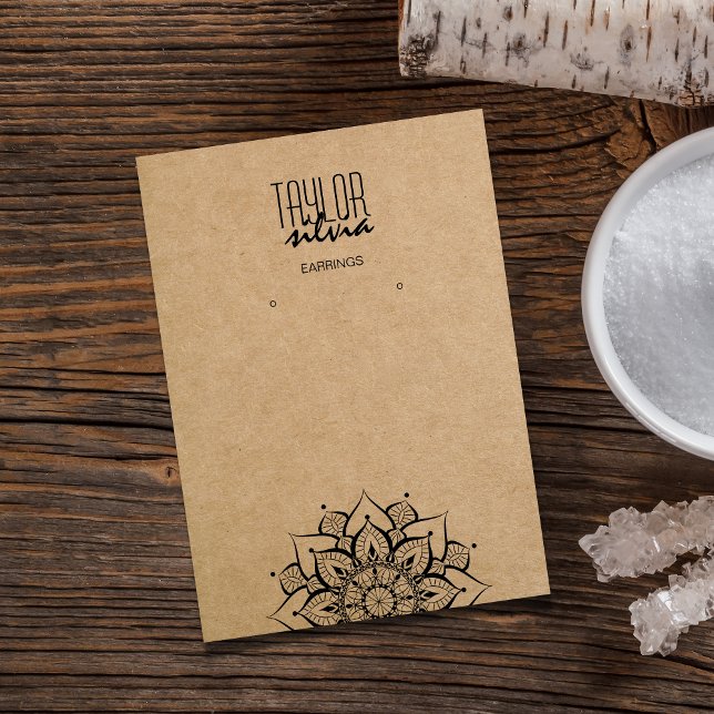 artesanato de mandala Cartão de apresentação (Criador carregado)