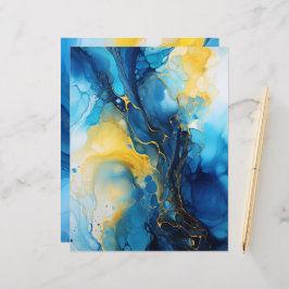 Artesanato de marinho e de papel a álcool Dourado