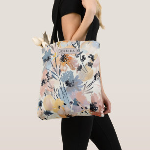 Artesanato Flores Selvagens Tote Bag