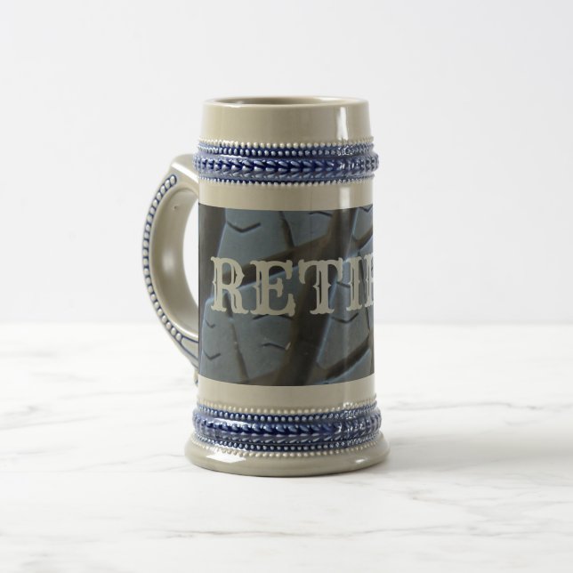 Artesanato Retirada Cerâmica Cerâmica Beer Caneca  (Frente Esquerda)