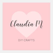 Artesanatos cor-de-rosa bonitos de Claudia