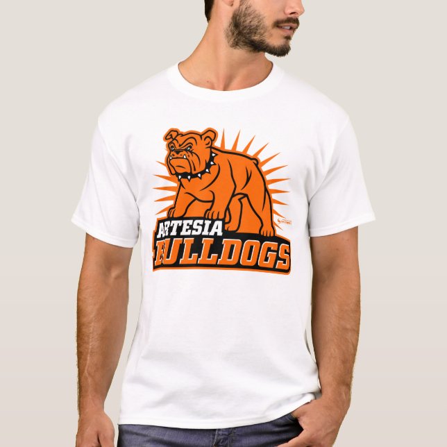 Artesia Bulldog Logotipo Primário T-Shirt (Frente)