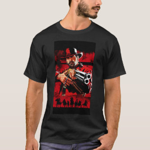 Arthur Morgan Com Sua Camiseta Clássica Rifle
