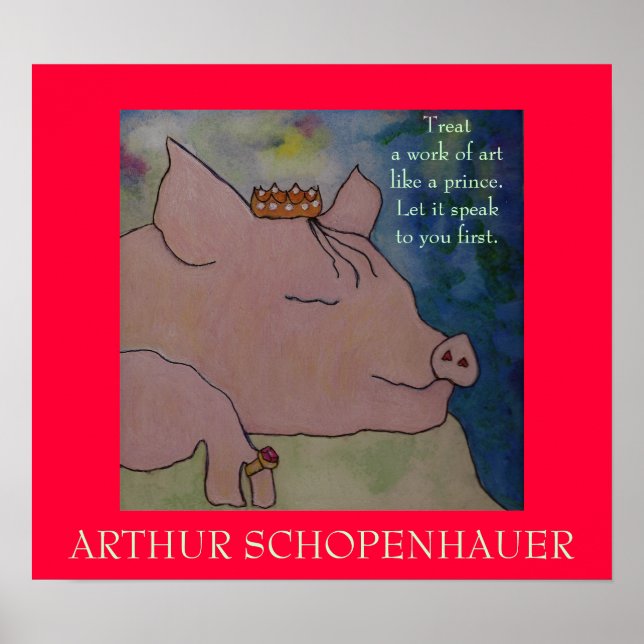 Arthur Schopenhauer - POSTER (Frente)