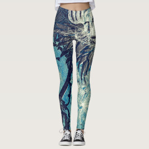 Artichoke Retro Pintura Leggings por Reijer Stolk