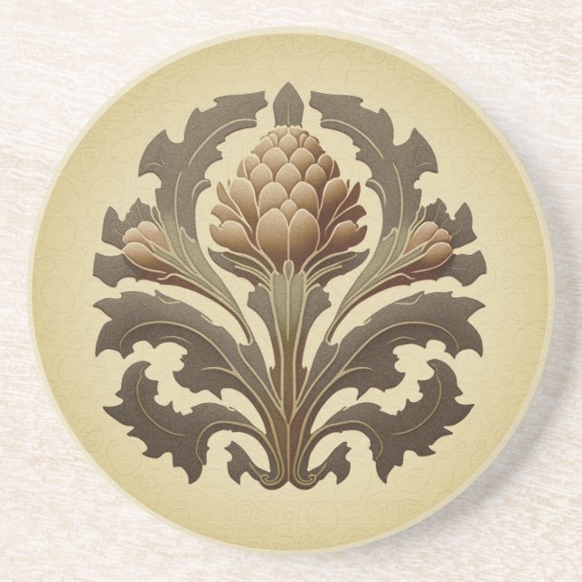 Artichoke Stone Porta copos (Frente)