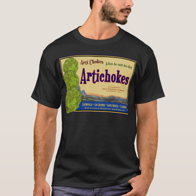 Artichoke Vintage Label T-Shirt (Frente)