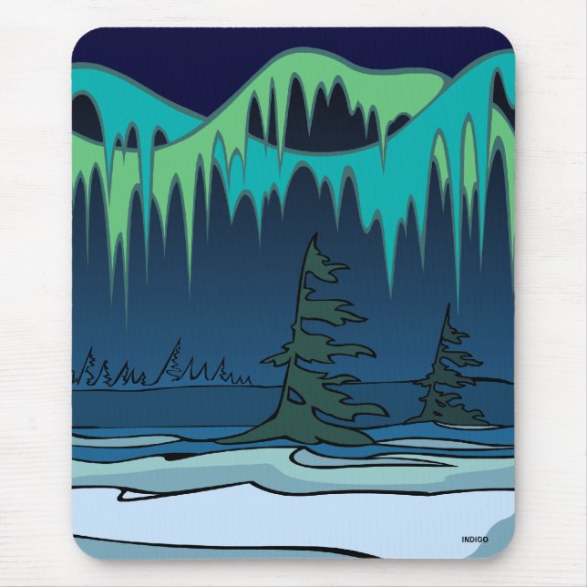 Ártico Art Mousepad Na moda Wildlife Mousepad (Frente)