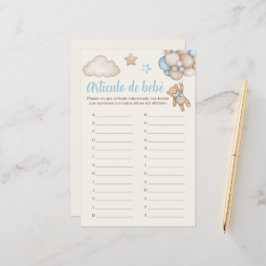 Artigo de bebê jogo para Baby Shower