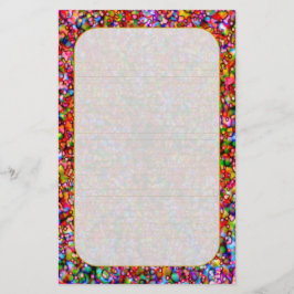 "Artigos de papelaria alinhados finos das bolhas