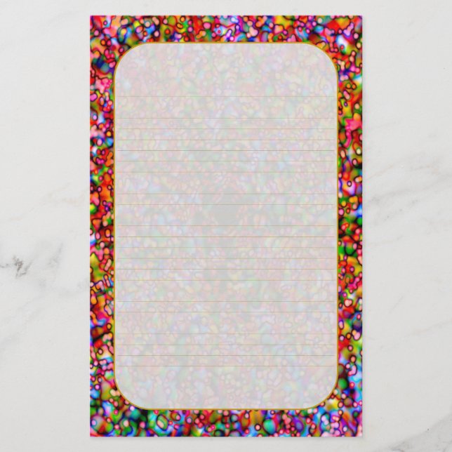 "Artigos de papelaria alinhados finos das bolhas (Frente)