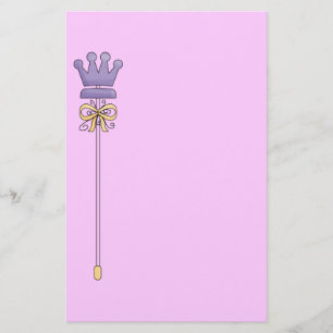Artigos de papelaria bonitos da princesa