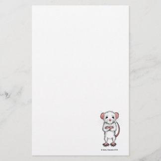 Artigos de papelaria bonitos do rato