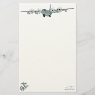 Artigos de papelaria da aviação do USMC C-130