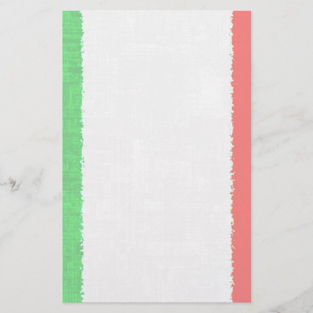 Artigos de papelaria da BANDEIRA de ITALIA (Frente)