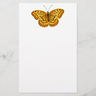 Artigos de papelaria da borboleta do Fritillary do