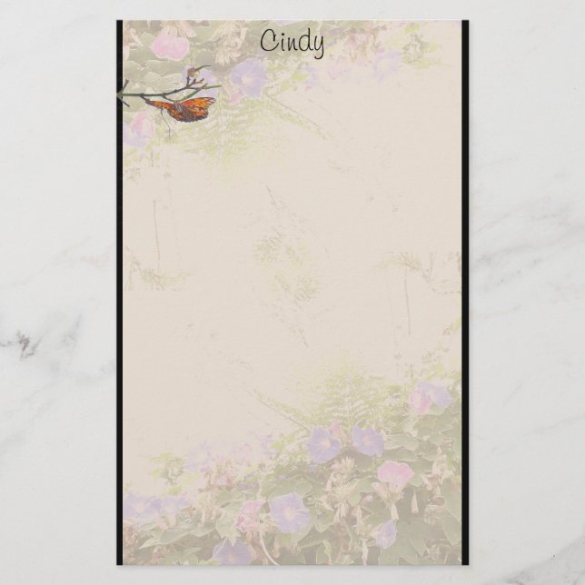 Artigos de papelaria da corriola das samambaias (Frente)