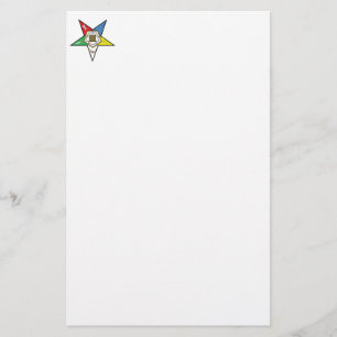 Artigos de papelaria da estrela de OES