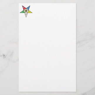Artigos de papelaria da estrela de OES
