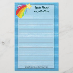 Artigos de papelaria da estrela de tiro