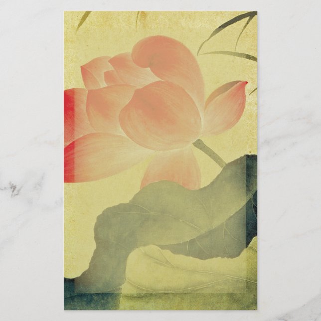 Artigos de papelaria da flor de Lotus (Frente)