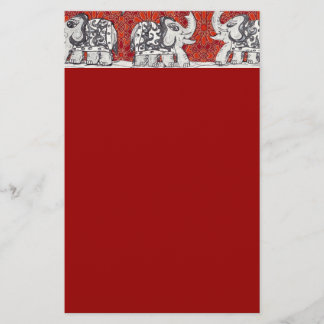 Artigos de papelaria da parada 3 do elefante