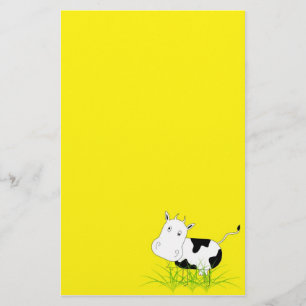 Artigos de papelaria da vaca louca