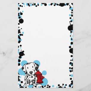 Artigos de papelaria Dalmatian de Kawaii (Unlined)