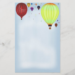 Artigos de papelaria de Balloons~ do ar do ~Hot do