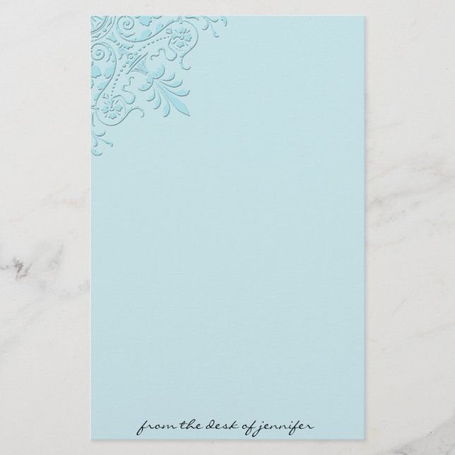 Artigos de papelaria de canto do motivo do (Frente)