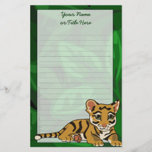Artigos de papelaria de Cub de tigre